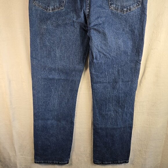 Wrangler Five Star Men's Jeans Regular Fit - Dark Stonewash Size 36 x 32 - Picture 8 of 9